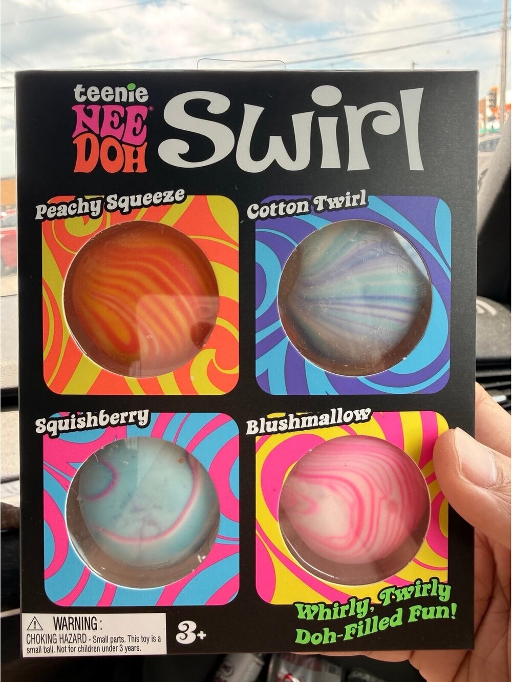 Schylling NeeDoh Teenie Swirl 4-pack Viral